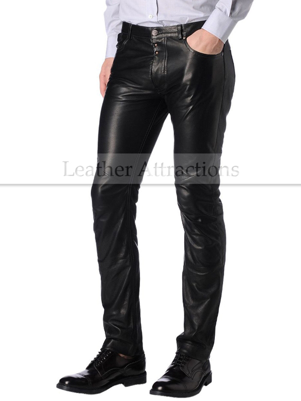 mens leather pants for sale