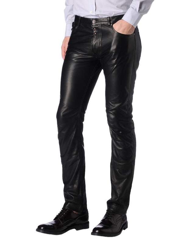 classic leather pants