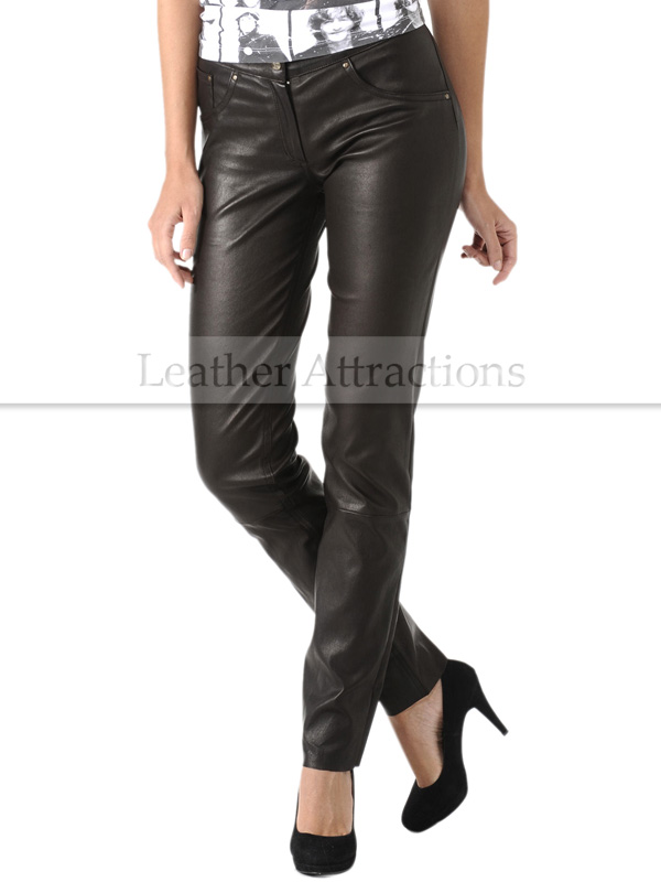 ladies leather pants for sale