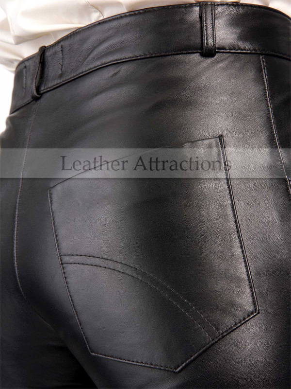 leather pants with pockets